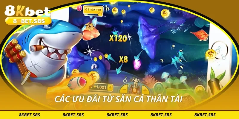 Các ưu đãi từ săn cá thần tài